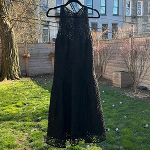 NWT MILLY NICOLA FIT & FLARE EMBROIDERED DRESS